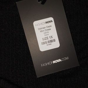 Off the shoulder minidress